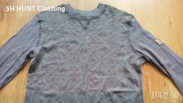 JANUS 100% Merino Wool Thermo размер L / XL термо блуза 100% Мерино термо блуза - 1430, снимка 3 - Блузи - 52417490