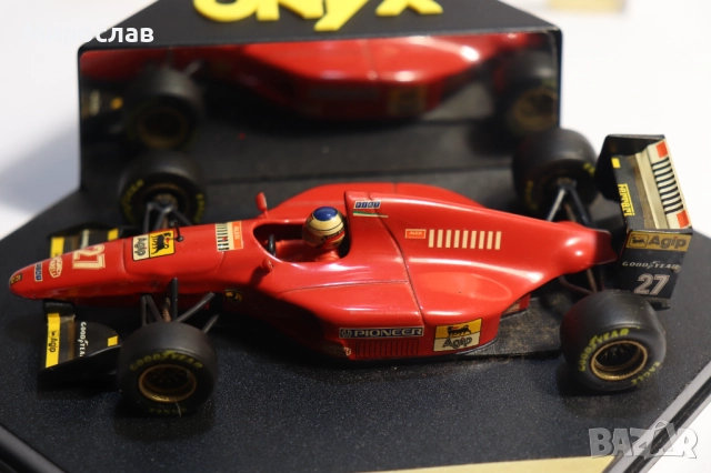 1:43 ONYX FERRARI 412 T1 JEAN ALESI БОЛИД ФОРМУЛА F1, снимка 5 - Колекции - 52636405
