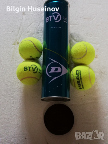 Dunlop BTV 1.0 Tennis 4 Ball Can, снимка 2 - Тенис - 36545047