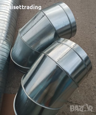 Коляно за аспирация ф355 поцинкована ламарина, снимка 5 - Други машини и части - 38028040