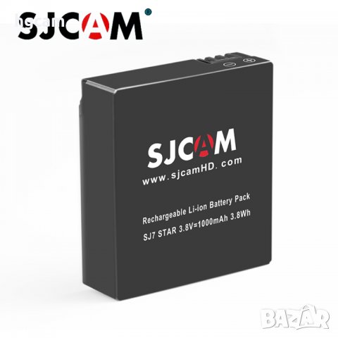 Батерия SJCAM за SJ7 Star, 1000mAh, Li-ion, снимка 2 - Батерии, зарядни - 27800834