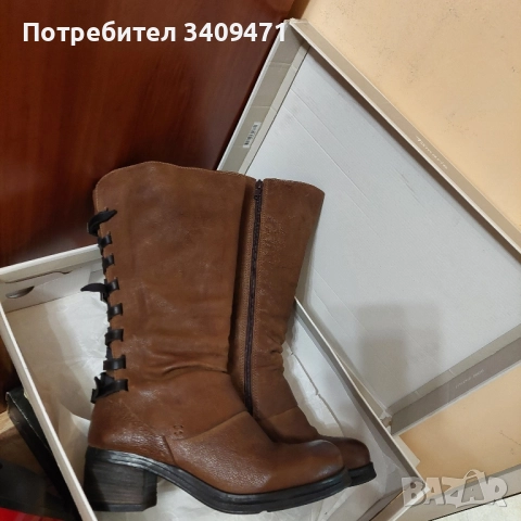 Уникален модел ботуши от естествена кожа , снимка 8 - Дамски ботуши - 52259320