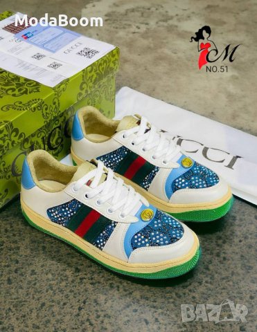💚Gucci уникални дамски обувки💚, снимка 2 - Маратонки - 43806743