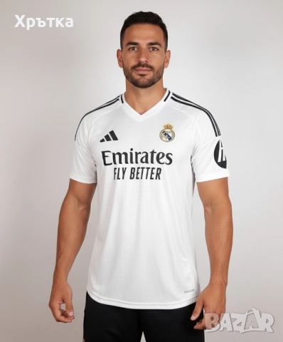 Adidas Real Madrid - Оригинална мъжка футболна тениска размер L, снимка 1