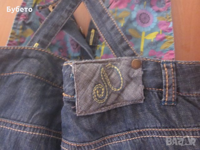 Дънков гащеризон на NEXT, снимка 9 - Детски панталони и дънки - 27226176