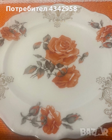 Schumann.1960-1970г. Порцеланова чиния. , снимка 2 - Антикварни и старинни предмети - 52382829