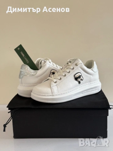 ЧИСТО НОВИ Karl Lagerfeld Kapri Maison | Естествена кожа | 39