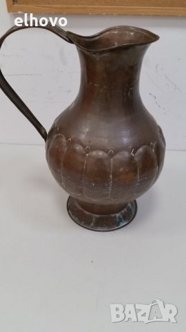 Старинна голяма медна стомна, снимка 5 - Антикварни и старинни предмети - 28657521