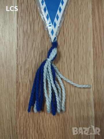  Левски Старо Флагче Флаг от 1990 г. Футбол , снимка 2 - Футбол - 53528198