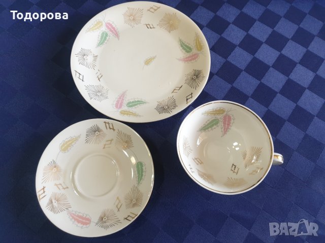 Порцеланов троен сет -Бавария, снимка 2 - Сервизи - 44115590