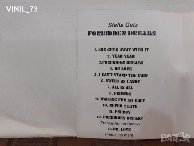  Stella Getz – Forbidden Dreams, снимка 4 - Аудио касети - 32368952