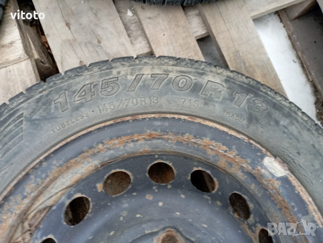 Джанта с гума - 13 цола от Рено-беше резервна, снимка 3 - Гуми и джанти - 51669432