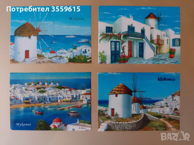 магнит Миконос , Гърция, Елада, магнити , снимка 1