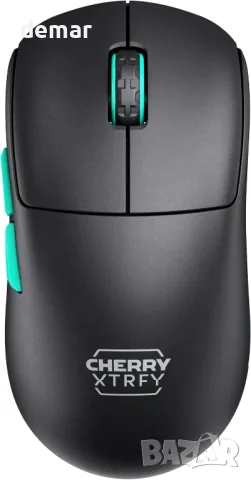 CHERRY XTRFY M68, ултра-лека безжична мишка за игри, 2,4 GHz RF, черна