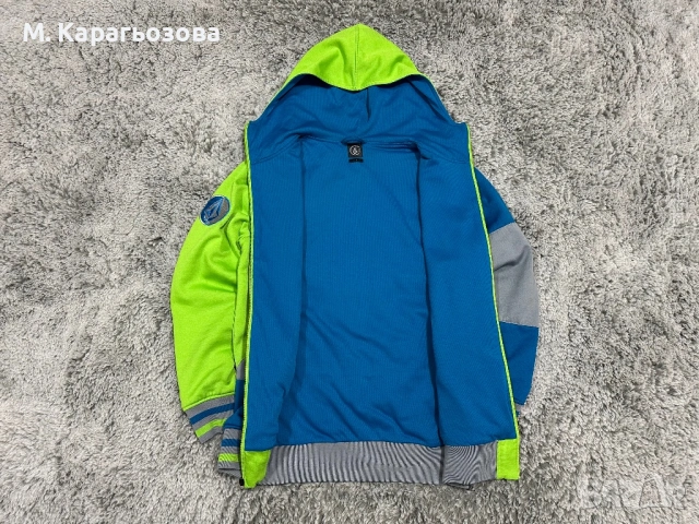 Мъжко Volcom Color-Block Hoodie, Размер S, снимка 3 - Суичъри - 53145070