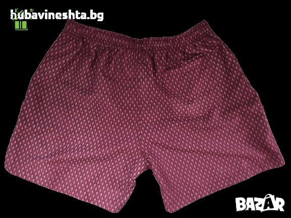 Мъжки плувни шорти-големи размери винено червени, снимка 2 - Къси панталони - 40654888