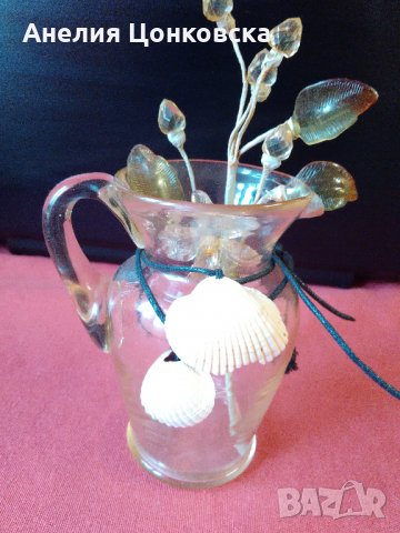 Стъклена каничка 50-те г., снимка 1