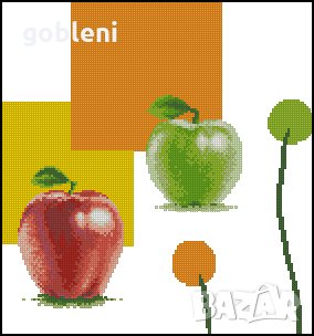 гоблен-триптих "СВЕЖО" Д46; размери /60*20/см.; 25 цвята;47 лв., снимка 2 - Гоблени - 28294144