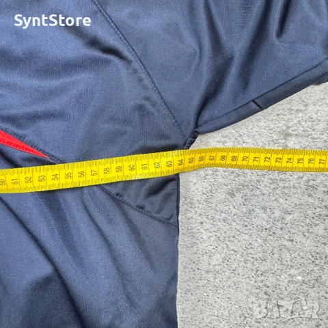 Винтидж спортно горнище Reebok - Тъмносиньо / Червено / Бяло - Размер L, снимка 8 - Спортни дрехи, екипи - 53576573