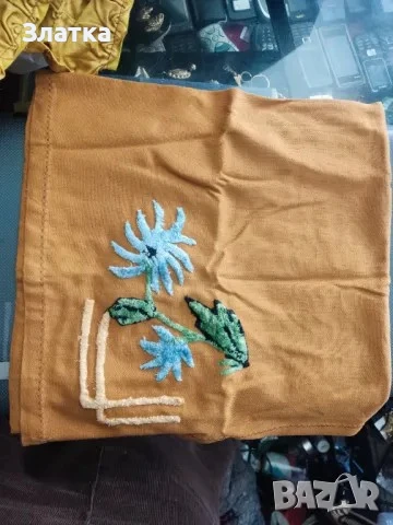 Кувертюра ръчно плетена дантела Покривка шалте за легло спалня канапе ръчно плетена на една кука НОВ, снимка 11 - Декорация за дома - 46749778