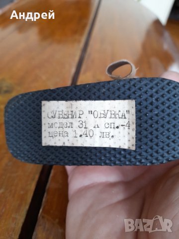 Стар сувенир обувка, снимка 7 - Други ценни предмети - 32250049