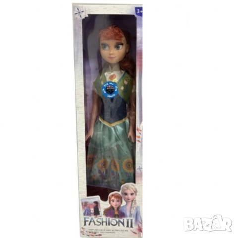 Голяма кукла, 58см,  Ледено царство, с музика, снимка 4 - Кукли - 52093463
