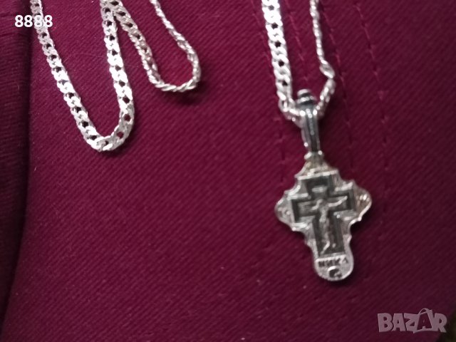Сребърен синджир с висулка , снимка 7 - Колиета, медальони, синджири - 44088452
