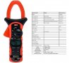 Амперклещи със зумер UT-205A VAC/VDC | AAC | OHM | Hz, снимка 3