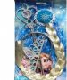 Плитка за коса пластмасова детска корона и Жезъл принцеса Елза Замръзналото Кралство Frozen костюм, снимка 2