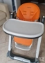 Италианско детско столче за хранене Peg Perego Siesta с чисто нова кожена тапицерия, снимка 1