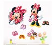 Мини Маус и обувки самозалепващ стикер лепенка за стена мебел врата детска стая декор, снимка 2