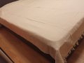 Памучен чаршаф ръчно тъкан - Индия, снимка 1 - Покривки за легло - 38257998