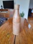 Стара дървена бутилка,шише, снимка 1
