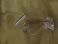 Старо стъклено шише за парфюм, снимка 7