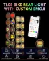 TOWILD TL08 Задна светлина за велосипед с Expression DIY функция, снимка 2