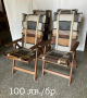 Четири градински стола от тиково дърво, снимка 1 - Градински мебели, декорация  - 44871738