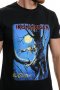 Нова мъжка тениска с дигитален печат на музикалната група IRON MAIDEN - Fear of the dark, снимка 2