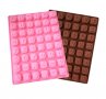 48 кубчета 3D букви латиница числа цифри символи знаци силиконов молд форма фондан гипс шоколад лед , снимка 1 - Форми - 27962725
