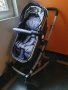 Бебешка комбинирана количка Moni - Gigi, деним, снимка 1