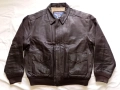 AIRBORNE американско оригинално пилотско кожено яке тип А-2, размер XL / 56, снимка 5
