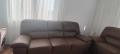 Продавам кожени дивани в кафяв цвят почти нови , снимка 2