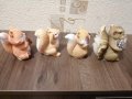Малки фигурки на бухали,лисици и катеричка не чул,не видял,не разбрал за декорация., снимка 9