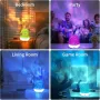 Нов Галактически проектор 360° LED лампа с 16 цвята и 30 режима за стая, снимка 6