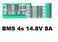 BMS БМС 4S 14.8V / 16.8V 8A за 18650 литиево-йонна батерия, снимка 1