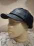 Кожена шапка с малка козирка Комфорт XL, снимка 3