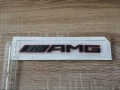 Mercedes Benz AMG черна емблема с червен кант , снимка 3