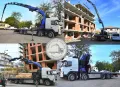 Транспортни услуги камион с кран  в Стара Загора и регион, снимка 1