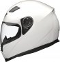 Каска за мотор Shox Sniper Solid, средна,  бяла, М (57-58см), снимка 3