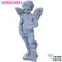 Ангел от бетон градинска фигура в сив цвят