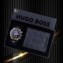 ✨Hugo Boss страхотни мъжки подаръчен комплект - часовник и портмоне✨, снимка 1 - Луксозни - 43375251